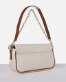Women Printed Shoulder Bag with Detachable Strap
