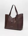 Women Tote Bag with Zip Closure