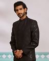 Men Embroidered Regular Fit Bandhgala