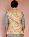 Men Mandarin-Collar Printed Nehru Jacket