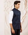 Men Printed Regular Fit Nehru Jacket