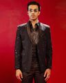Men Slim Fit Embellished Blazer