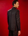 Men Slim Fit Embellished Blazer