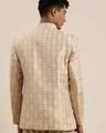 Woven Jodhpuri Jacket with Welt Pocket