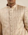 Woven Jodhpuri Jacket with Welt Pocket