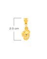 Men Yellow Gold Gajanana Pendant