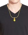 Men Yellow Gold Ganadhipa Pendant