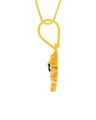 Women Yellow Gold Balaji Diven Pendant