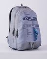 Unisex Typographic Print Everyday Backpack with Adjustable Straps