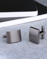 Matte Finish Button Cufflinks