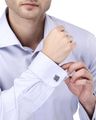 Set of 2 Checked Cufflinks