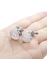 Stainless Steel Alphabet S Cufflinks