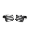 Striped Metal Cufflinks