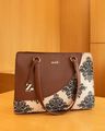 Women Office Essential Structured Handbag - Black