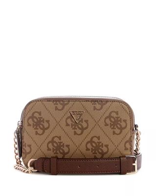 Printed Noelle II Camera Crossbody Bag