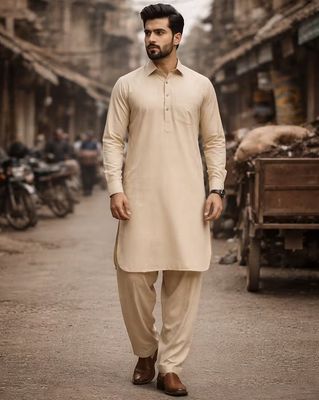Cotton Pathani Kurta & Salwar Set