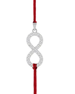 Stone-Studded Rakhi Bracelet