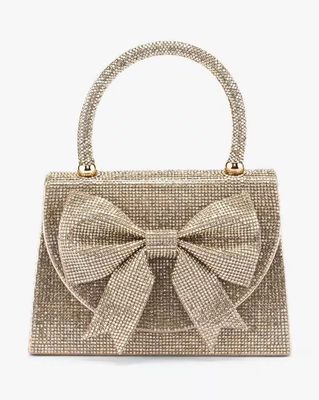 Women Texas Glow Embellished Foldover Clutch