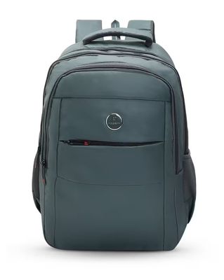 Unisex Laptop Backpack with Rain Cover- 30 L - Grey