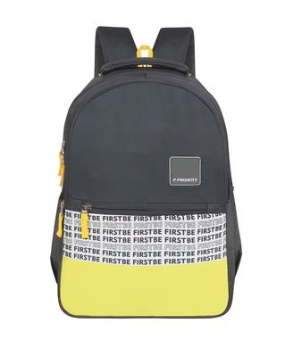 Unisex Printed College Backpack with Raincover - 38L