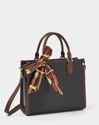Printed Scarf Handbag