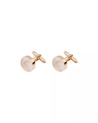 Men Rose Gold-Plated Cufflinks
