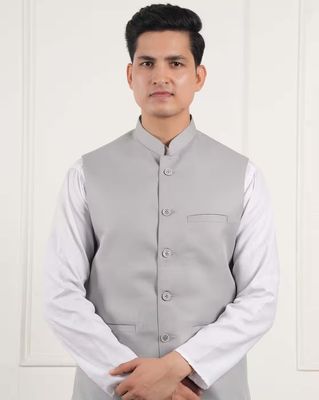 Men Regular Fit Nehru Jacket