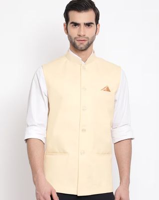 Nehru Jacket with Insert Pockets