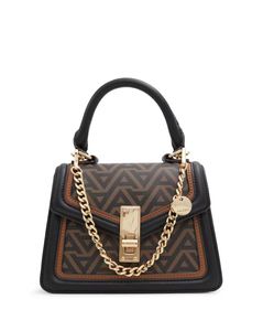 Women Emaline Satchel with Detachable Chain Strap