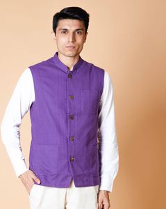Regular Fit Jacket with Patch Pockets
