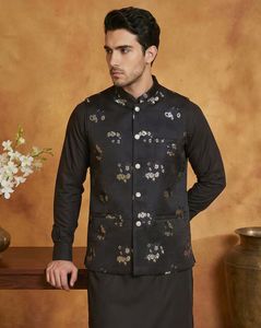 Men Embroidered Nehru Jacket 