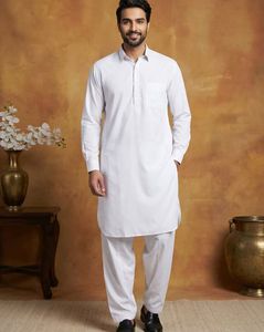 Men Pathani Kurta with Salwar