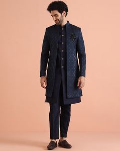 Men Embellished 3-Piece Suit Set