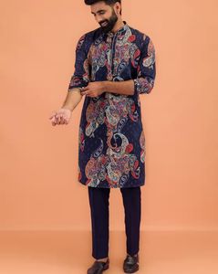 Men Paisley Print Regular Fit 2-Piece Set