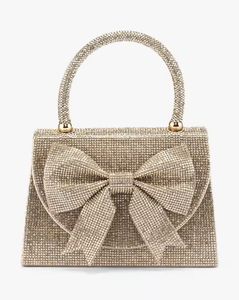 Women Texas Glow Embellished Foldover Clutch