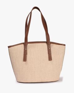 Contrast Straps Shoulder Bag