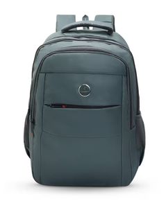 Unisex Laptop Backpack with Rain Cover- 30 L - Grey