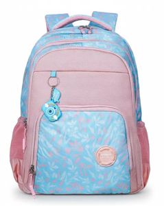 Women Colourblock Backpack with Adjustable Strap