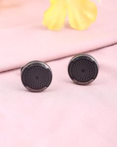 Shein Men Spirograph Pattern Slip on Cufflinks