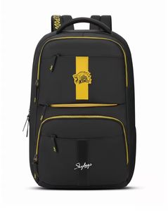 Unisex Thala CSK 16.5" Compatible Laptop Backpack with USB Port & Rain Cover-24L