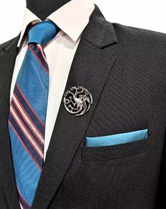 Men Mythic Dragon Emblem Brooch