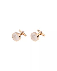 Men Rose Gold-Plated Cufflinks