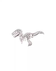Metallic Dinosaur Lapel Pin