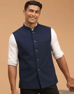 Men Regular Fit Nehru Jacket