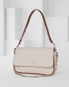 Women Printed Shoulder Bag with Detachable Strap