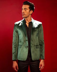 Men Velvet Blazer